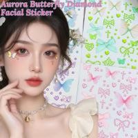 ราคา 1-5 ชิ้น Sparkling Body Face Gems | พลอยเทียมกาวในตัวออโรร่าผีเสื้อ, สติ๊กเกอร์แต่งหน้าเทศกาล 5 สีสําหรับเหตุการณ์ฮาโลวีน/คอสเพลย์ (43362358327)