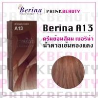 ราคา (กล่อง) เบอริน่า ครีมย้อมสีผม สีน้ำตาลเข้มทองแดง A13 Berina (22371937176)