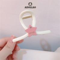 ราคา Pink Five-pointed Star Little Hair Claw Clip Curly Hair Shark Clip Sweet Hairpin Women Anollao (24689877158)