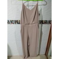 ราคา Uniqlo jumpsuit สีชมพู ซิปข้าง size L (6432811745)