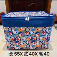 ราคา กล่องเก็บเสื้อผ้าและผ้านวม Doraemon ขนาด 100 ลิตร [โครงเหล็กอัพเกรดซิปคู่] กล่องเก็บผ้าใบขนาด 60 ลิตร Y25M (29682193120)