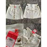 ราคา กระโปรงสั้น เว้าเอว #MISTY MYNX SIZE XS เอว 26" สีขาว (26068082084)