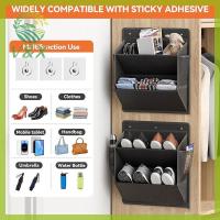 ราคา [Snowth] RV ที่เก็บรองเท้าพร้อมชั้นวางรองเท้าประตูเทปกาวพร้อมกระเป๋าลึกขนาดใหญ่เหมาะสําหรับ Campers N Space ที่เก็บตู้เสื้อผ้า [zkm] (43419374123)