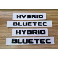 ราคา โลโก้ตัวอักษร ติดท้ายเบนซ์ ดำ * BLUETEC HYBRID * black letter logo MERCEDES BENZ E / C class E300 C300 facelift for rear (23946339508)