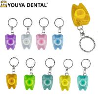 ราคา พวงกุญแจไหมขัดฟัน รูปฟัน แบบพกพา 10 ชิ้น (22655755647)