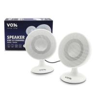 ราคา ลำโพงคู่ USB VOX SPK-200 สีขาว ประกัน 1ปี ลำโพงคอมพิวเตอร์สีขาว ลำโพงน่ารักสีขาว (28031173044)