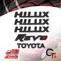 ราคา ชุดโลโก้ Toyota Revo 5ชิ้น สีดำด้าน สำหรับ Toyota Hilux Revo SR5 Rocco 4x2 4x4 ปี 2015-2020 (3844717426)