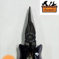 ราคา KEIBA #T306 : คีมปากแหลม 6” ด้ามดำ (6132556217)