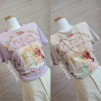 ราคา U2✨พร้อมส่งเสื้อยืดคอกลมผ้าสลาฟลายคลาสสิค Princess ป้ายU2 (42269926121)