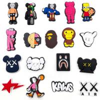 ราคา 18 รูปแบบแฟชั่น Kaws รองเท้าผ้าใบ Charms รองเท้าแตะจี้ปุ่ม Original Shoe Clog Pins ของขวัญสําหรับเพื่อน (27019258909)