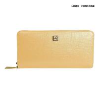 ราคา Louis Fontaine กระเป๋าสตางค์แบบยาวซิปรอบ รุ่น Lucky - สีเบจ (27913226743)