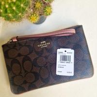 ราคา มือสอง คล้องมือ size L ซิปเดียว #F58695 Large Wristlet in Signature แท้ (21980642883)