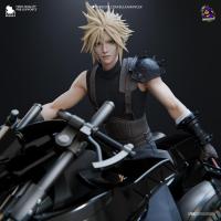 ราคา [โมเดลไม่ทำสี] Cloud on Hardy-Daytona [Final Fantasy 7] 3D printing model STL (26574933487)
