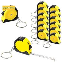 ราคา [ดีจง2]12ชิ้นเทปวัดพวงกุญแจ,มินิเทปวัดที่มีเสถียรภาพสไลด์ล็อคก่อสร้างโปรดปรานเทปวัด1เมตร/3.3ฟุต (41117451078)