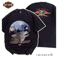 ราคา Harley-Davidson เสื้อยืดมือสอง งานวินเทจ'90 งานแท้ U.S.A. size L (28034300461)