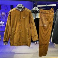 ราคา แจ็คเก็ต Adidas ผู้ชาย สีคอนทราสต์ สไตล์เรโทร ทำจากผ้าคอร์ดโรย (29041493648)