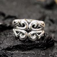 ราคา แหวนเงินแท้ สไตล์กอธิก ทรงตัน Sterling Silver 925 NSRG88 (14324594737)
