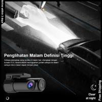 ราคา เครื่องบันทึกการขับขี่รถยนต์ G-Sensor เครื่องบันทึกวิดีโอรถยนต์ควบคุมเสียงเครื่องบันทึกการขับขี่ WiFi มุมกว้าง 140 องศาลําโพงในตัว Night Vision (41000732305)