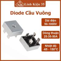 ราคา กระแสไดโอดสะพานสี่เหลี่ยม 25A/35A/50A รหัส KBPC2510/KBPC3510/KBPC5010 (40013562055)