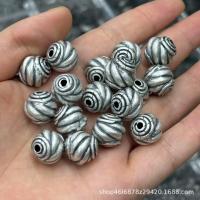 ราคา Seiko Sanqi Silver Retro Silver Threaded Bead Bead Accessories Handmade DIY Cultural and Art Fashio (29592374919)