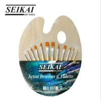 ราคา Seikai ชุดพู่กัน ARTS & PALETTE (HS-007) สำหรับใช้วาดภาพสีน้ำมัน พร้อมพู่กัน 12 ด้าม (26729158110)