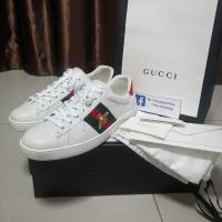 ราคา Gucci Ace Size​ 9.5(28.5cm) ของแท้ อปก.Fullset​ (15352559600)