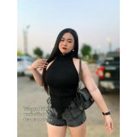 ราคา เสื้อไหมพรม สาวอวบ คอเต่า แต่งหยัก เซ็กซี่ (22718044166)