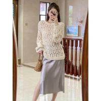 ราคา DATA ZARA เสื้อแขนยาวผู้หญิง ผ้าตาข่ายและJacquard ดีไซน์เบาๆ (44120612732)