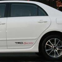 ราคา สติ๊กเกอร์ TRD Sportivo toyota TRD Sportivo 2pcs - Elegant White (26282186589)