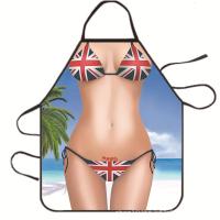 ราคา พร้อมส่งจากไทย ผ้ากันเปื้อนลาย sexy No.36 (22204006478)