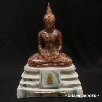 ราคา หลวงพ่อโสธร ขนาดหน้าตัก 5 นิ้ว เนื้อเรซิ่นผสมไฟเบอร์กลาส ผสมแบงค์ 100 เก่า ฐานลายหินอ่อน (27258224238)