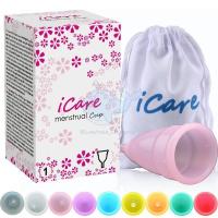 ราคา ถ้วยรองประจำเดือนซิลิโคน, ถ้วยอนามัย, i care menstrual cup, silicone, 1 piece (5764175802)