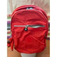 ราคา เป้ kipling 100% สีแดงสดสวย ขนาดกลาง สภาพดี (21675064113)