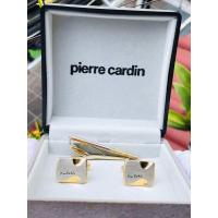 ราคา ของแท้ Pierre Cardin cufflink และกล่องคอมโบคลิปผูก 2 มือ (43514533686)