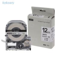 ราคา KOK Black on White Label Tape Compatible Epson Label Tapes 12mm For LW-300 LW-400 (11219955911)