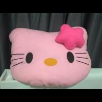 ราคา หมอนคิตตี้ kitty ใบใหญ่ สีชมพู (1283036157)