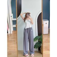 ราคา Nemo pants กางเกงวอร์มขายาว ปักโบว์ มีกระเป๋าข้าง (28162912085)