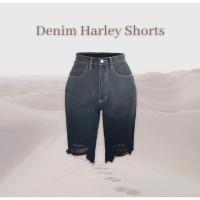 ราคา ส่งต่อไซต์Lใหม่มากMerge Official - Denim Harley Shorts (พร้อมส่ง) (20885689202)