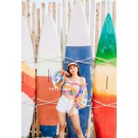 ราคา เสื้อเกาะอก มัดย้อม (6117643663)