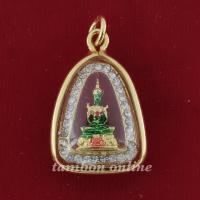 ราคา จี้ พระแก้วมรกต พระประจำวัน พระแก้ว ฤดูร้อน พร้อมเลี่ยมกรอบ ล้อมเพชร (7303996329)