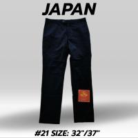 ราคา กางเกงสแลคญี่ปุ่นมือสองสีดำ#21 (27183909134)