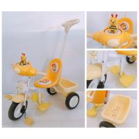 ราคา รถถีบสามล้อ & รถเข็น ผึ้งน้อย มีที่วางเท้า กะบะท้ายใส่ของ วัสดุแข็งแรง (270699288)