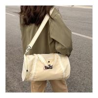 ราคา ✷♟♈Nike Sports Fitness Bag 23 ใหม่กระเป๋าผ้าใบสีแอปริคอทความจุขนาดใหญ่สำหรับผู้ชายและผู้หญิงกระเป๋าสะพายไหล่เดี่ยวกระเป๋ (25751095231)