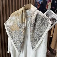 ราคา 2 รูปแบบ Dongwuyun หรูหราสองด้านพิมพ์ twilly Mulberry ผ้าพันคอผ้าไหมผ้าพันคอผ้าพันคอขนาดใหญ่ผ้าคลุมไหล่ 90cm18 Mommy ผ้าไหม Twill ผ้าไหมหญิงผ้าพันคอผ้าพันคอ/ Balem สวนพฤกษศาสตร์ (41773359202)