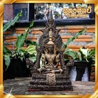 ราคา สมเด็จองค์ปฐมบรมมหาจักรพรรดิ ซุ้ม 5 นิ้ว มันปูแต่งทอง เนื้อมวลสารแร่เหล็กน้ำพี้ ของแท้ "จากแหล่งต้นกำเนิด" (5468041498)