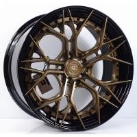 ราคา ล้อแม็กซ์ G-FORGED GF14 สีทองขอบดำ หน้า8.5 หลัง10 20นิ้ว 5รู114/112 ET32/40 [21807] (26275284773)