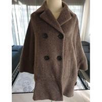 ราคา เสื้อโค้ท เสื้อกันหนาว ผ้าวูล สีน้ำตาล made in Italy #153 (1913084953)