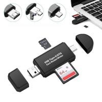 ราคา เครื่องอ่านการ์ด Centechia 3in1 USB 2.0 Type C OTG SD การ์ด MicroSD - USB30HS - Tinari (24728410353)