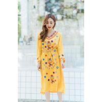 ราคา แม็กซี่เดรส งานปัก รูดเอว ไซส์ใหญ่ ผ้าสปันเนื้อนิ่ม ใส่สบาย (2085545404)