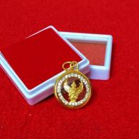 ราคา จี้พญาครุฑ p2 กรอบทองล้อมเพชร สวยงาม ชุดมงคล (28486994951)